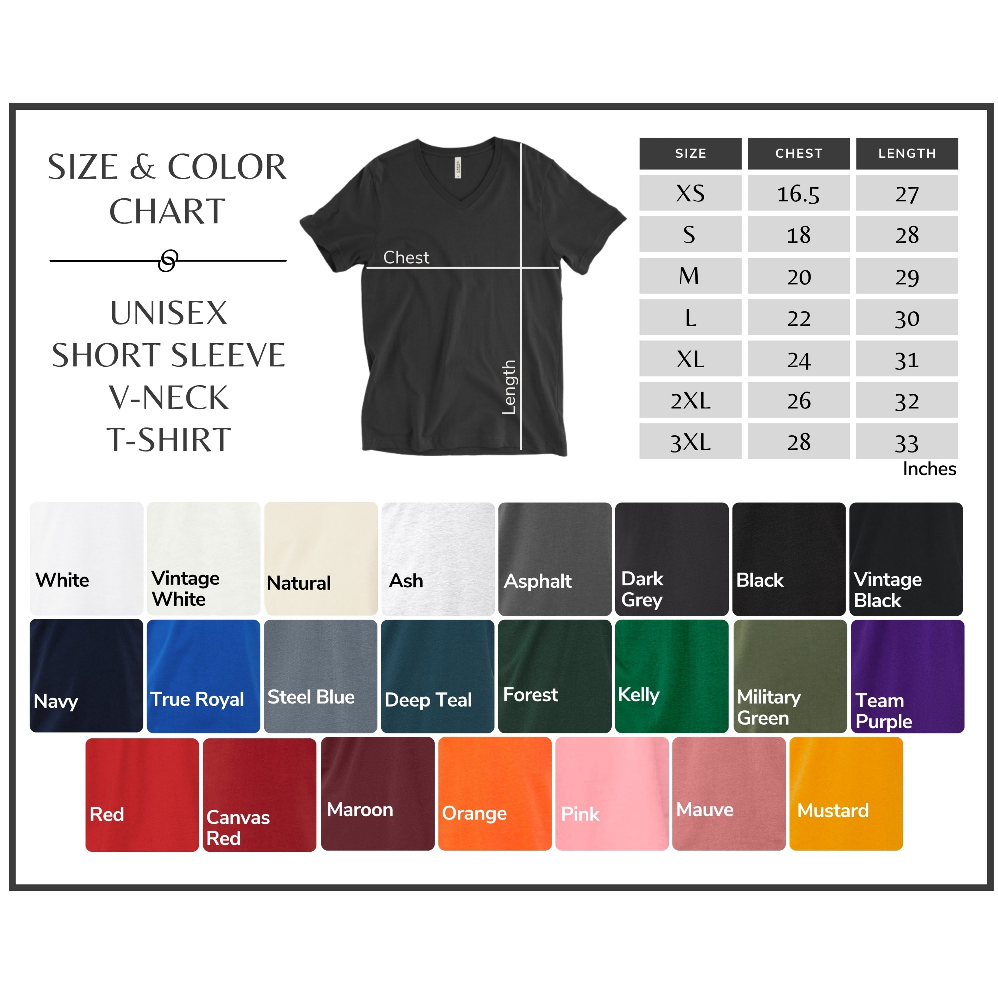 Pacific Northwest Brushstroke Watercolor V-Neck Shirt