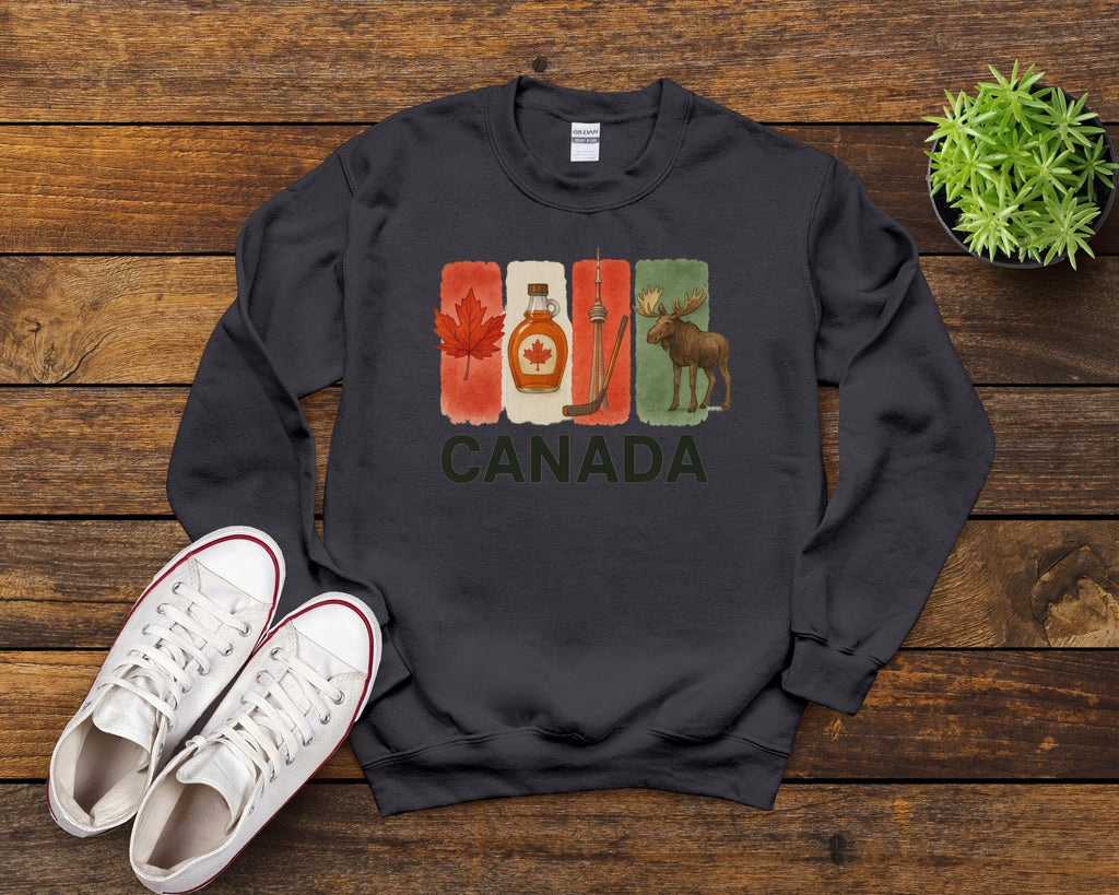 Canada Brushstroke Watercolor Sweatshirt
