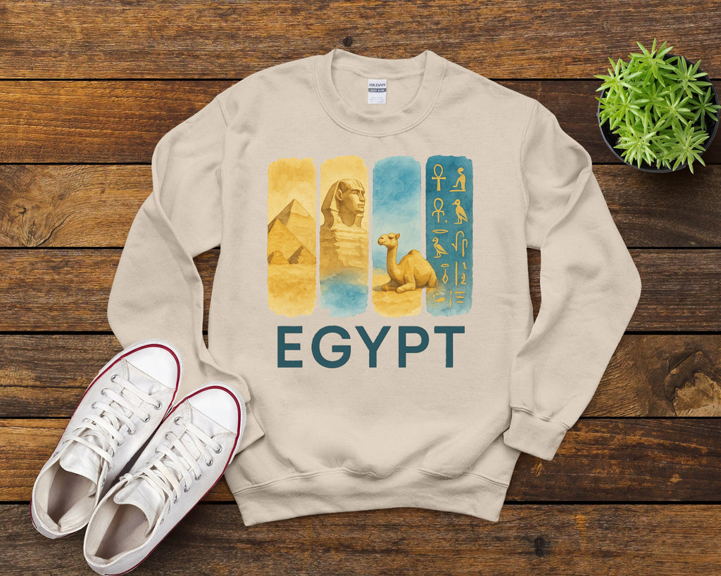 Egypt Brushstroke Watercolor Sweatshirt