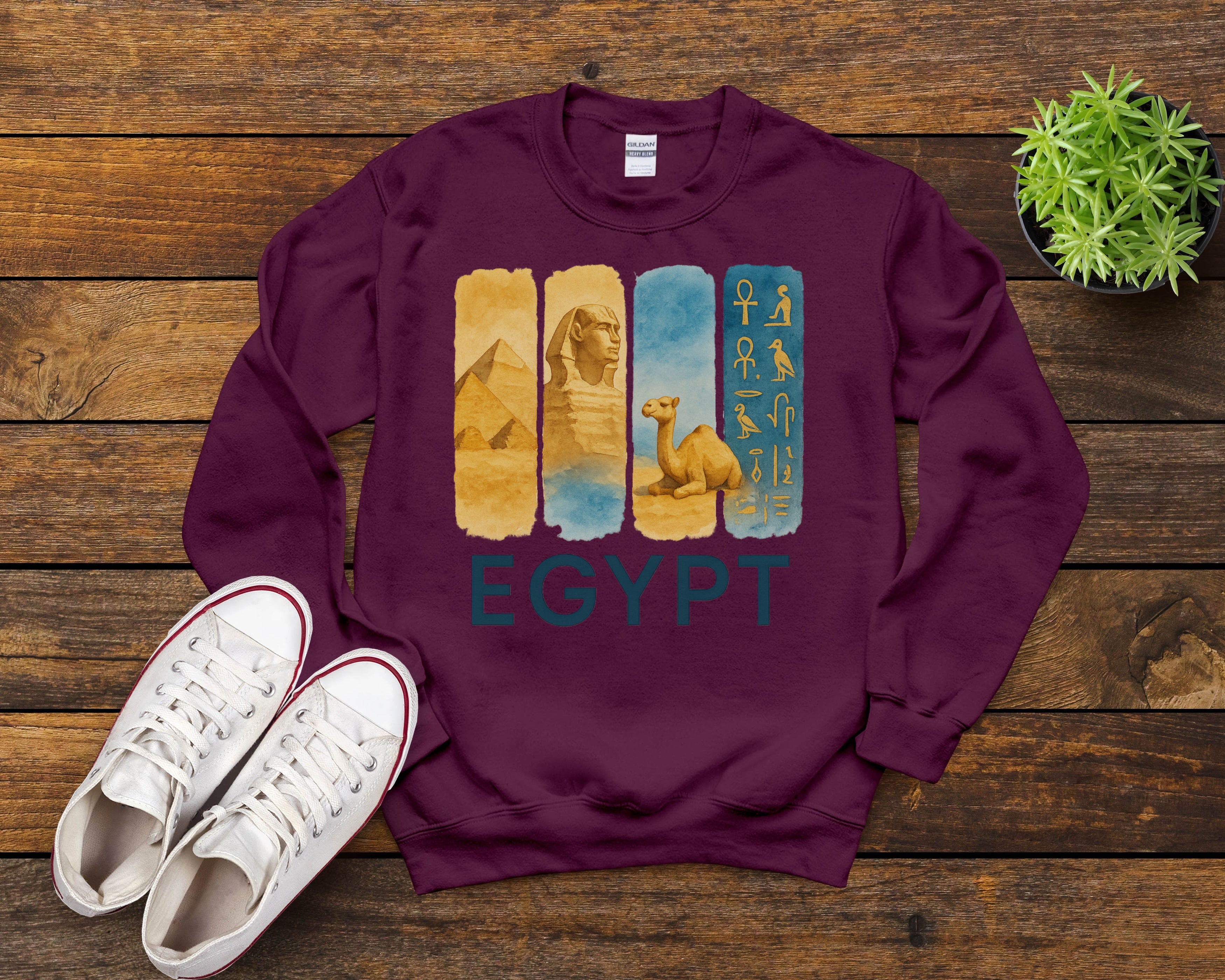 Egypt Brushstroke Watercolor Sweatshirt