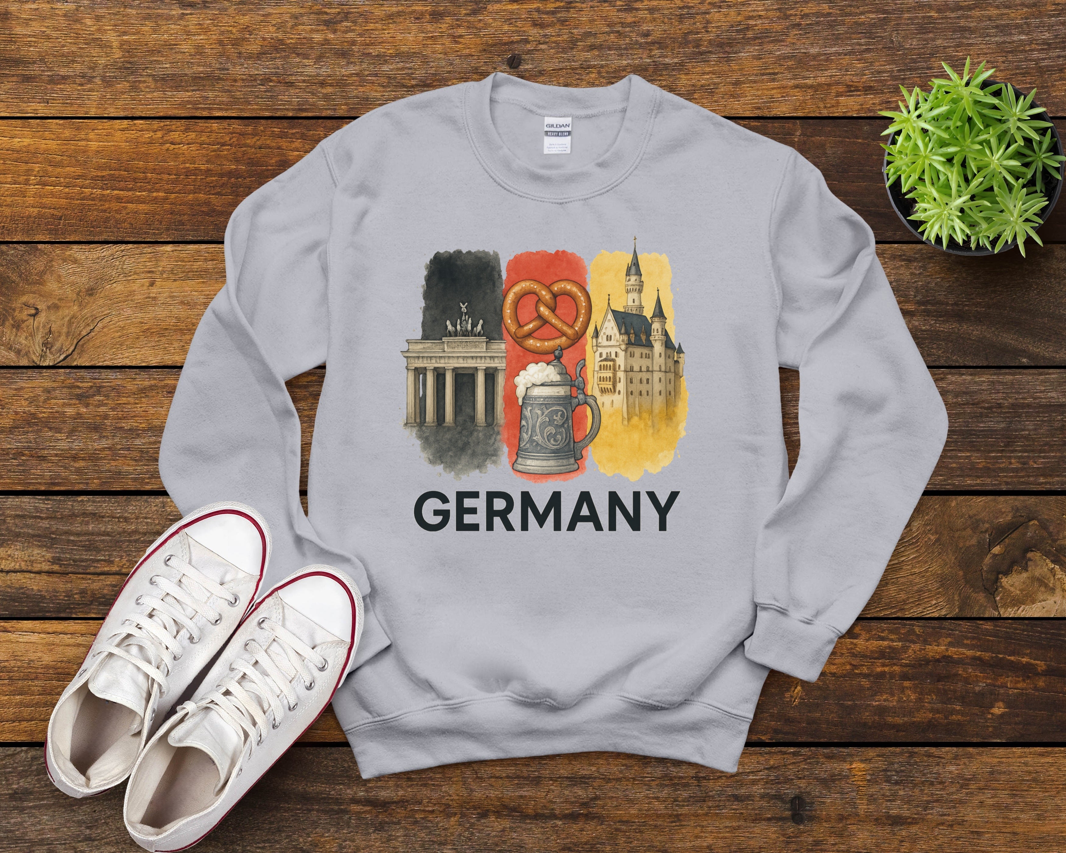 Germany Brushstroke Watercolor Sweatshirt
