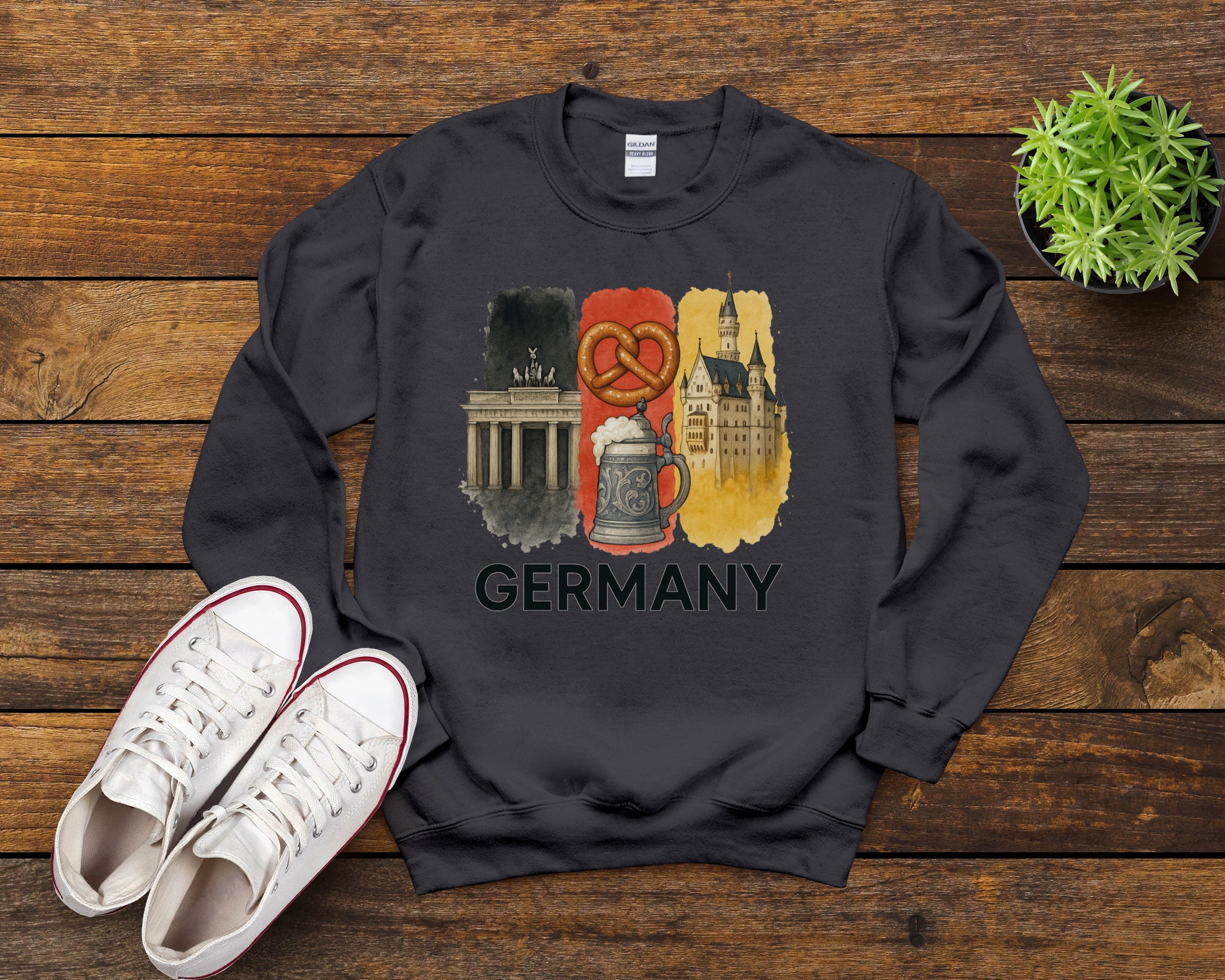 Germany Brushstroke Watercolor Sweatshirt