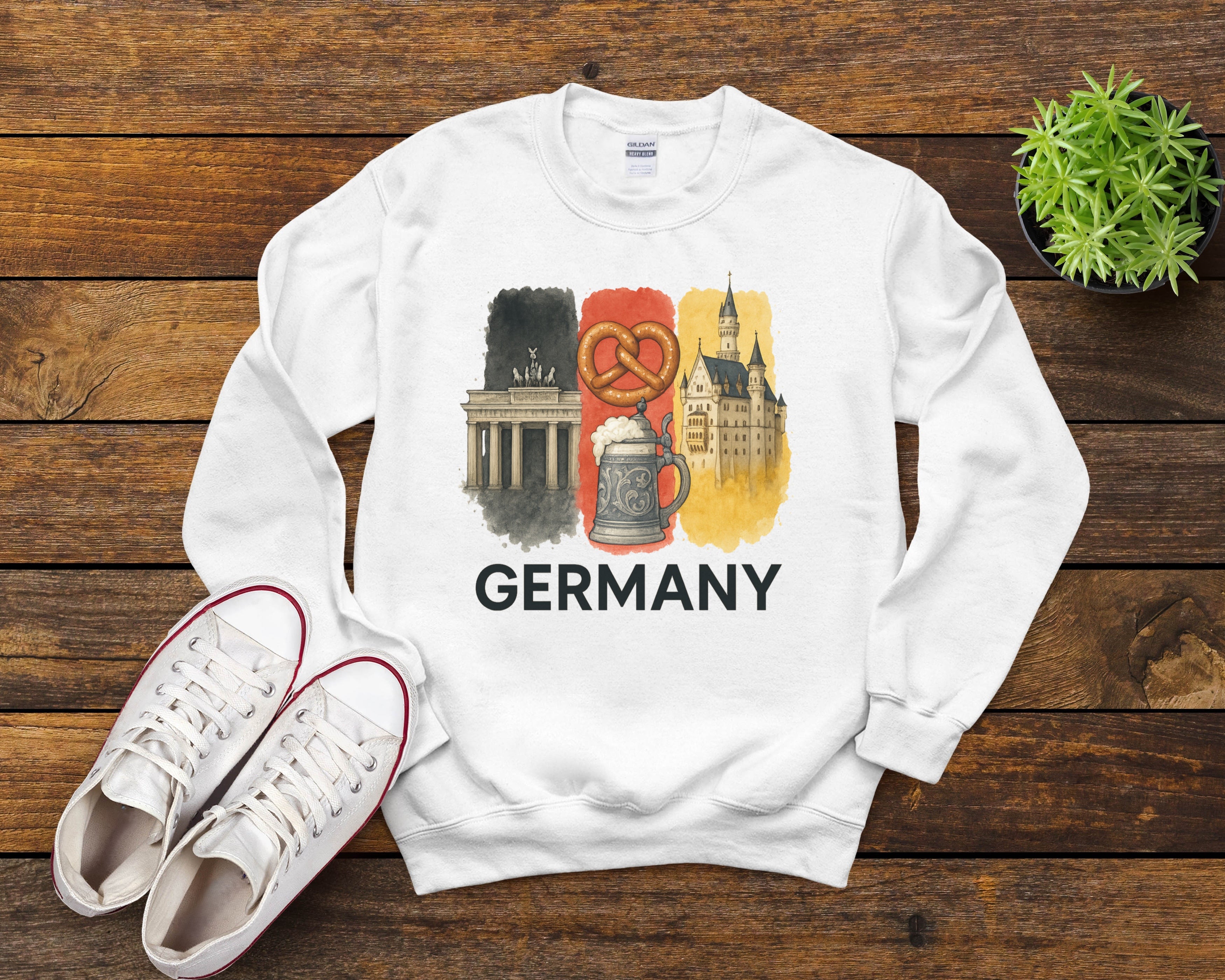 Germany Brushstroke Watercolor Sweatshirt