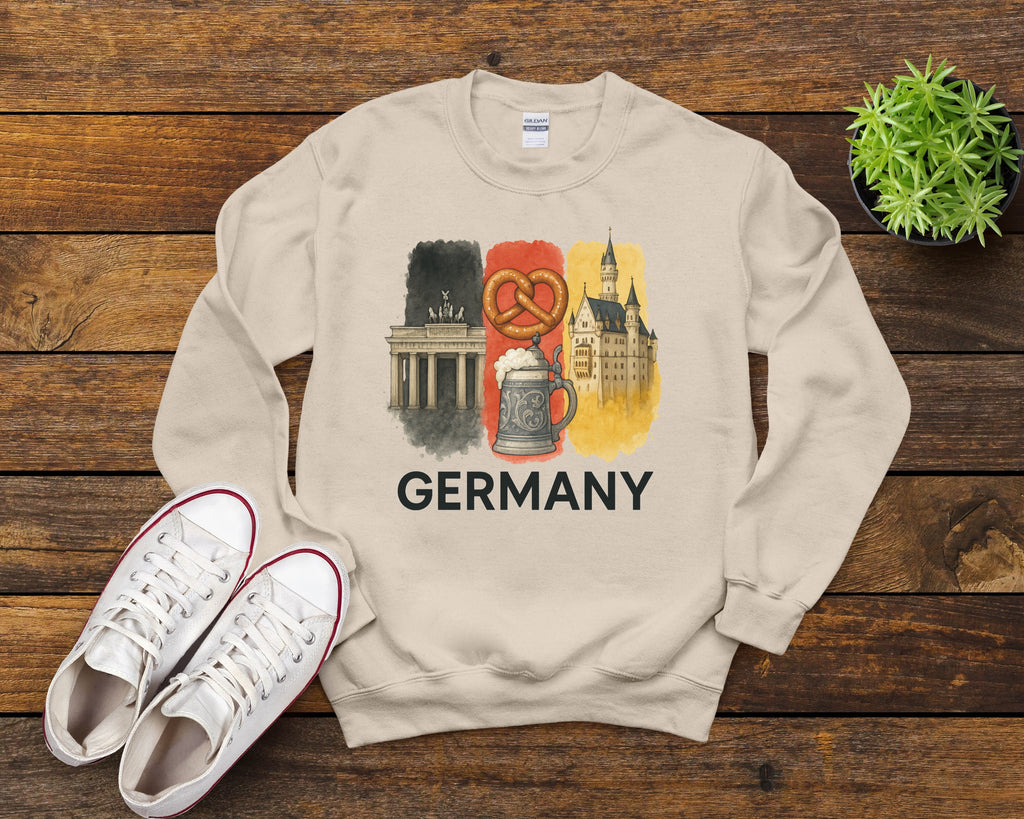 Germany Brushstroke Watercolor Sweatshirt