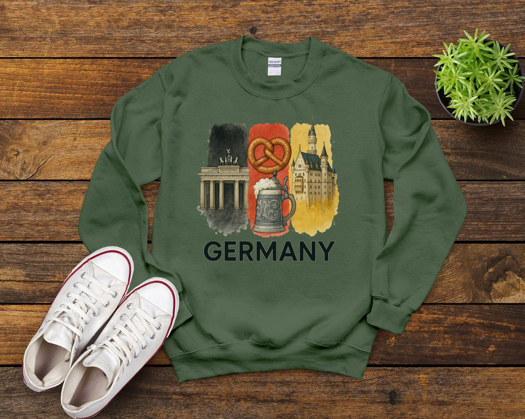 Germany Brushstroke Watercolor Sweatshirt