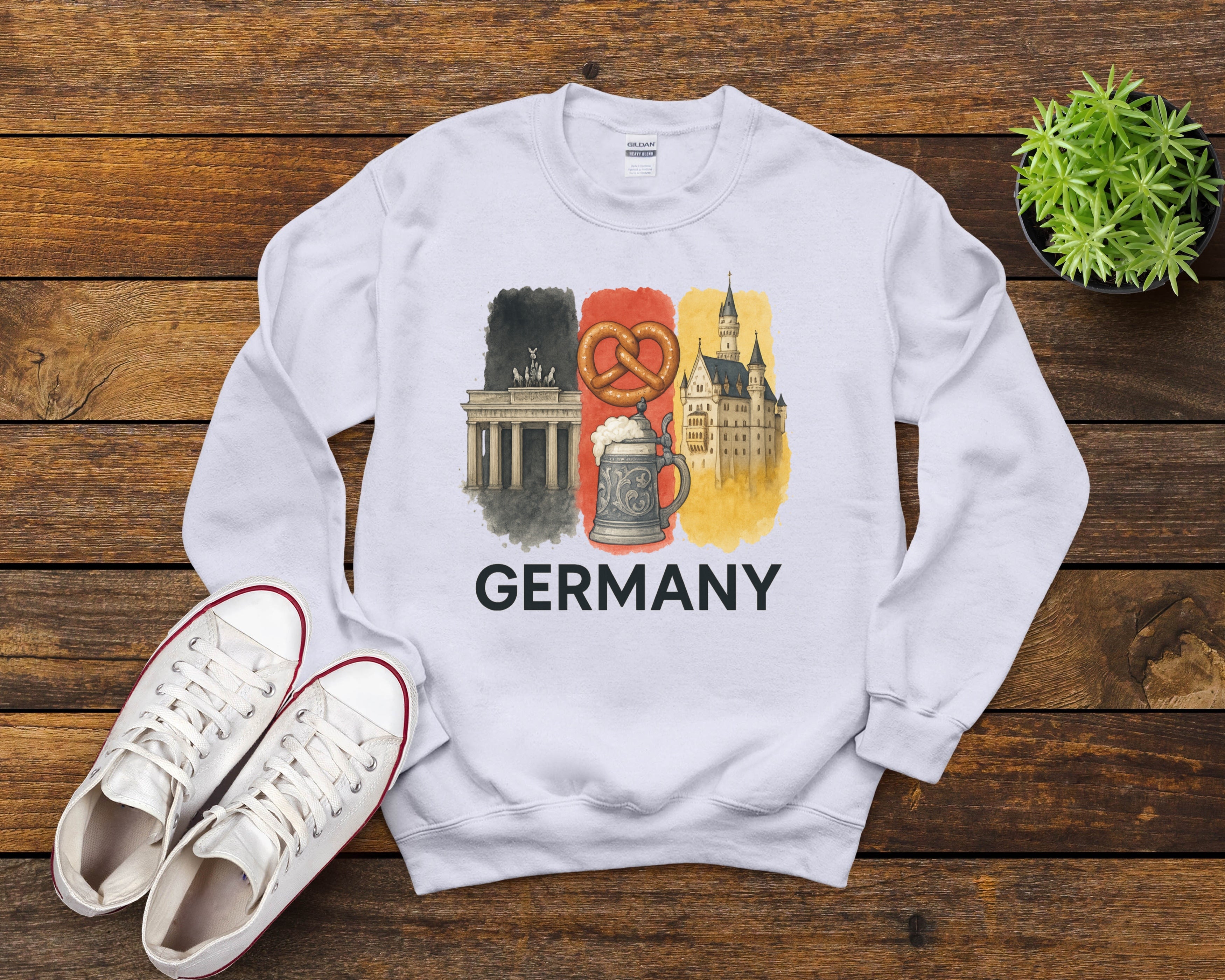 Germany Brushstroke Watercolor Sweatshirt
