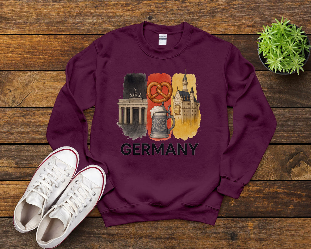 Germany Brushstroke Watercolor Sweatshirt