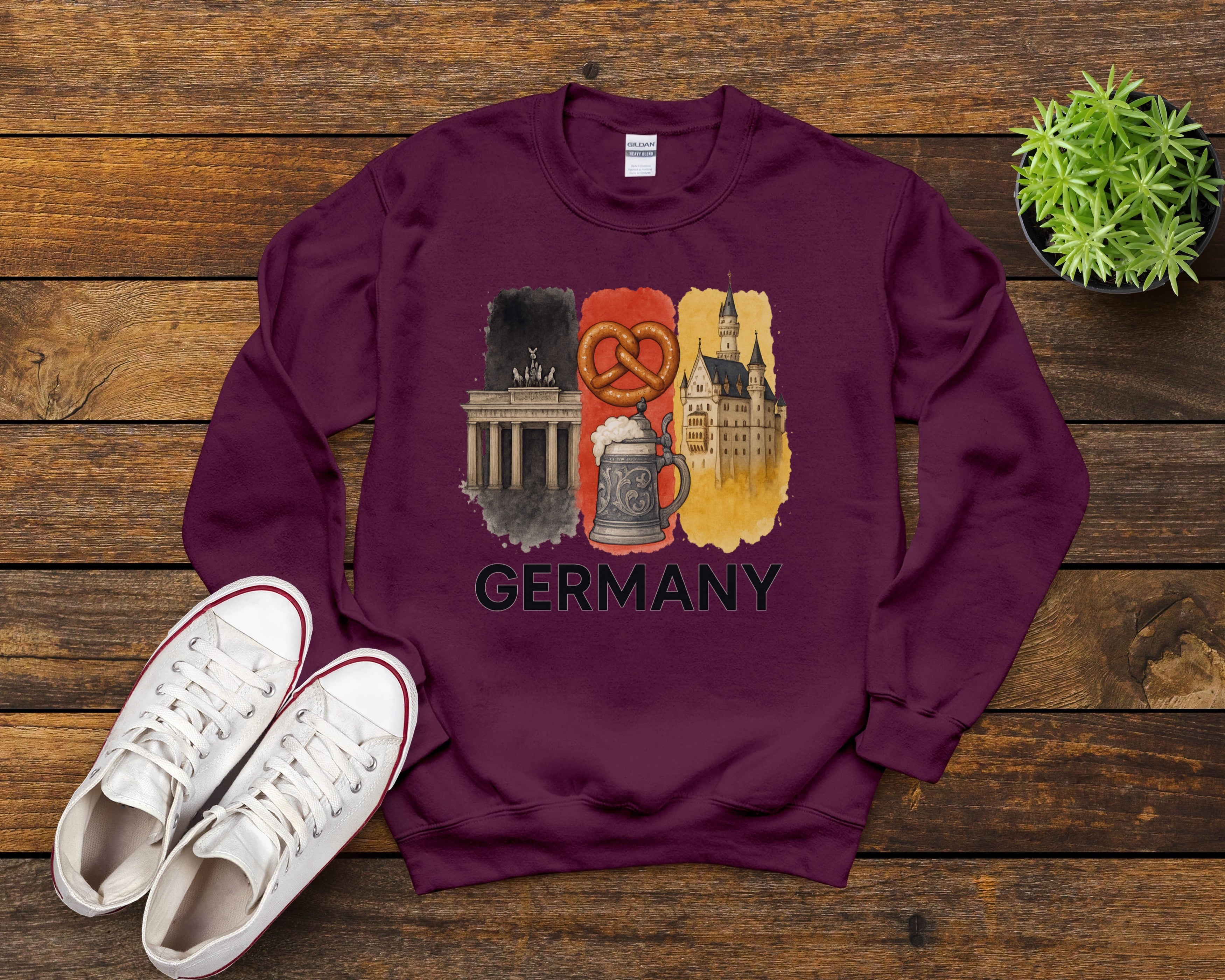 Germany Brushstroke Watercolor Sweatshirt