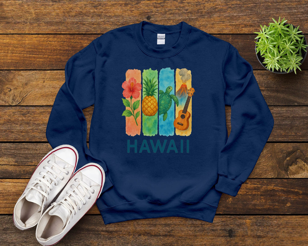 Hawaii Brushstroke Watercolor Sweatshirt