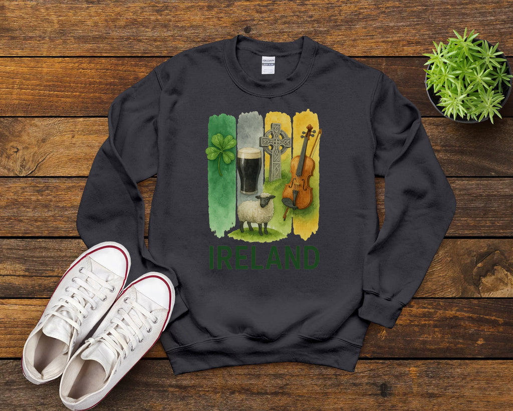 Ireland Brushstroke Watercolor Sweatshirt