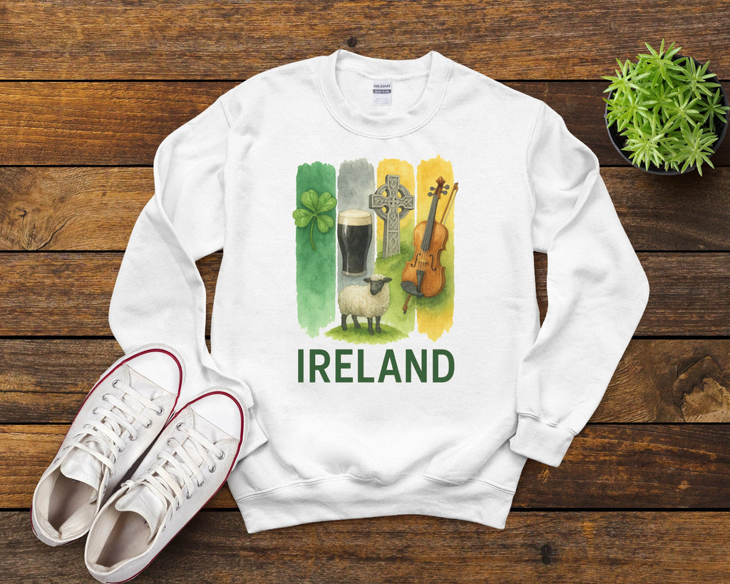 Ireland Brushstroke Watercolor Sweatshirt