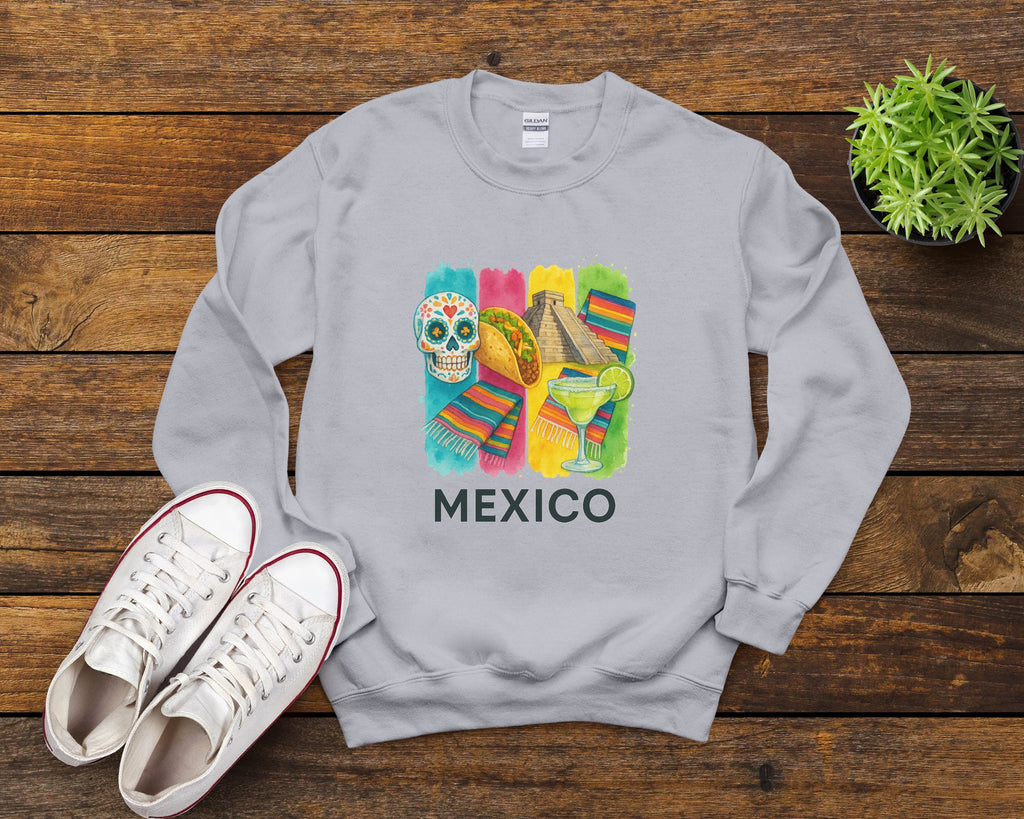 Mexico Brushstroke Watercolor Sweatshirt