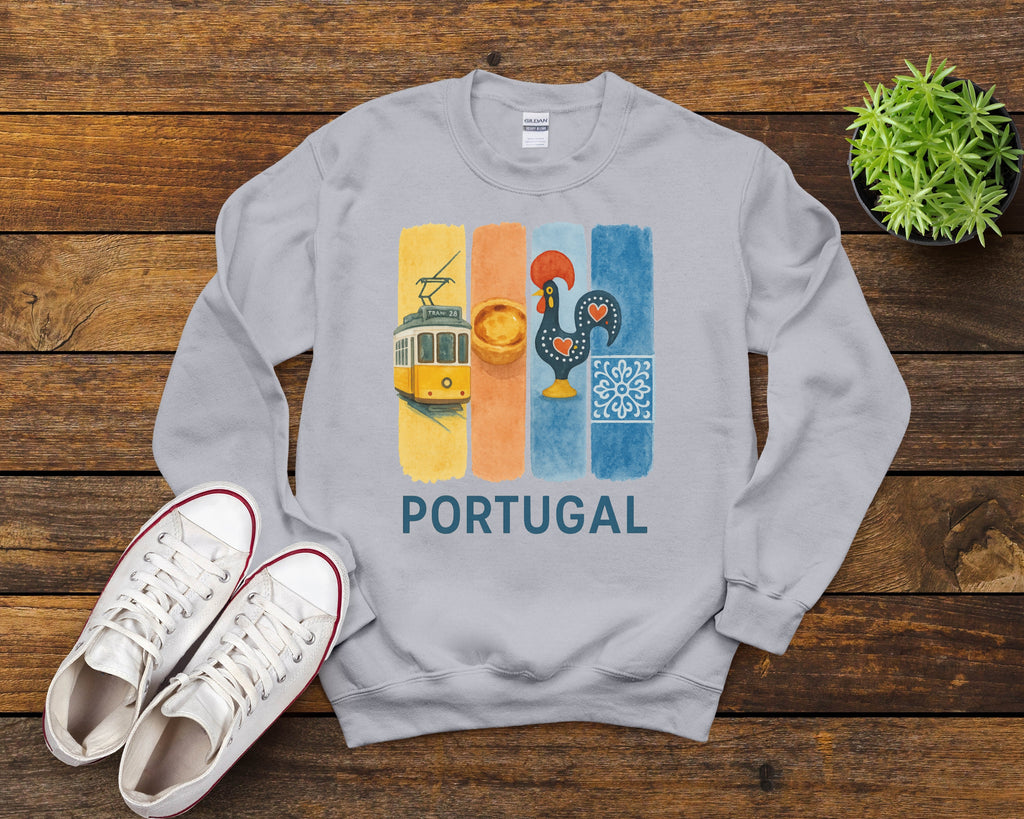 Portugal Brushstroke Watercolor Sweatshirt