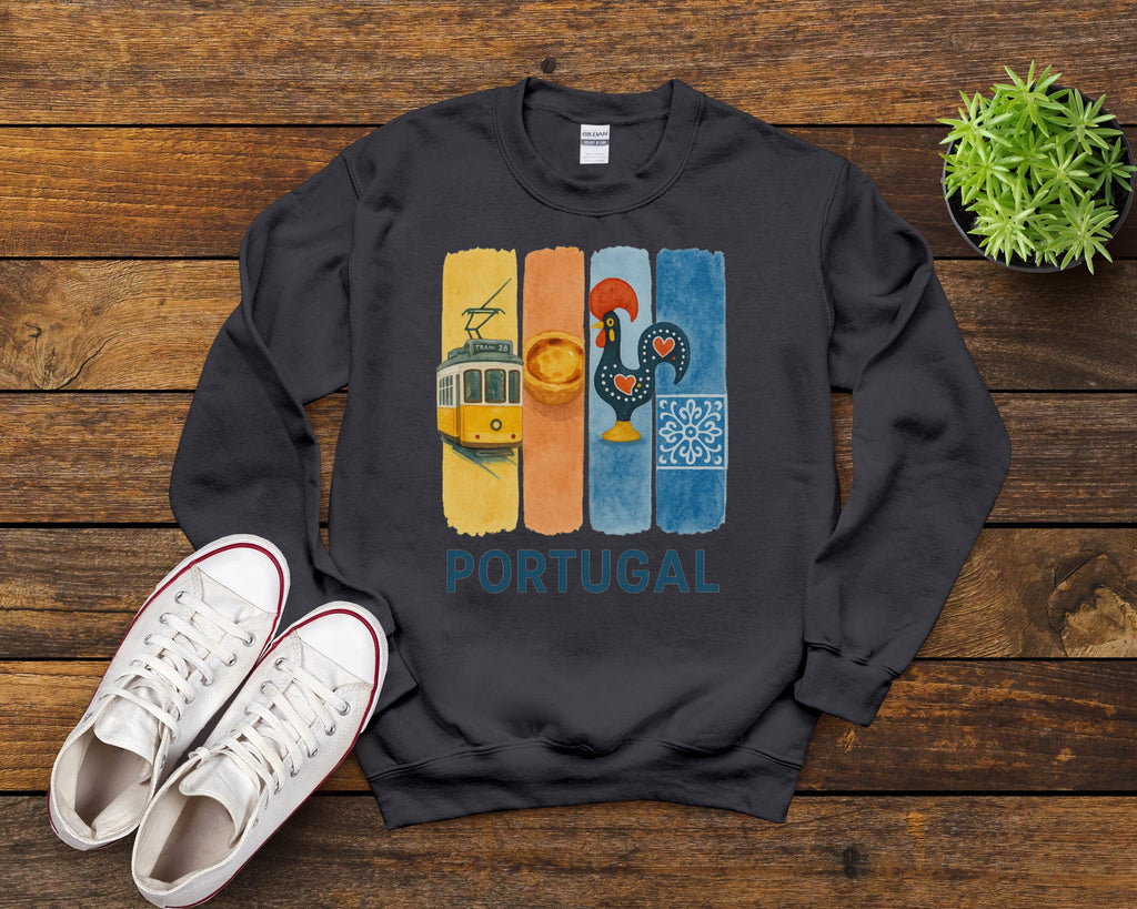 Portugal Brushstroke Watercolor Sweatshirt