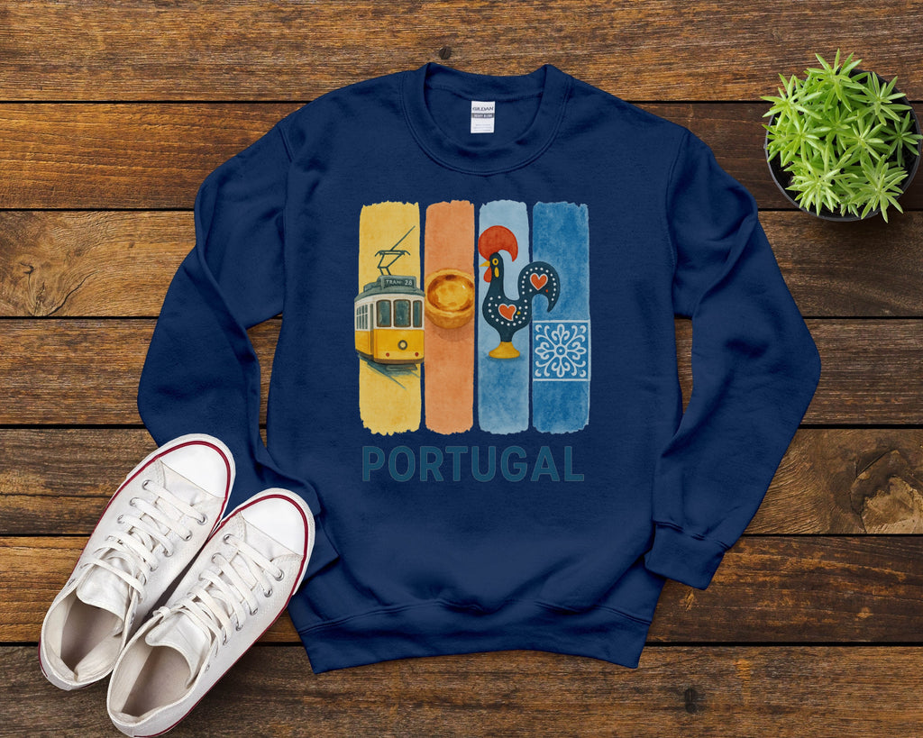 Portugal Brushstroke Watercolor Sweatshirt