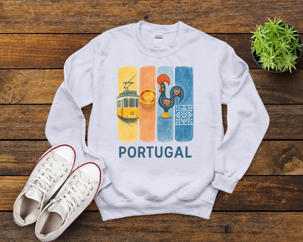 Portugal Brushstroke Watercolor Sweatshirt