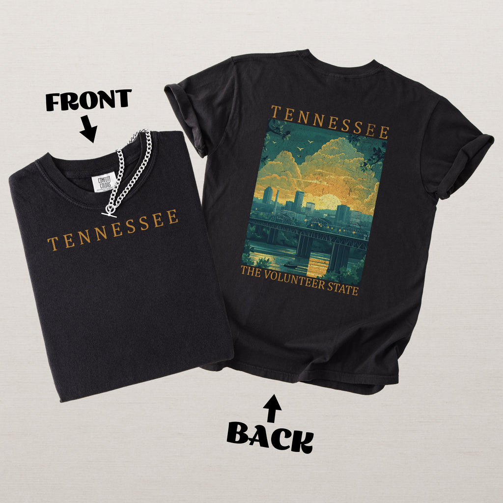 Tennessee Scenic Poster Comfort Colors Shirt